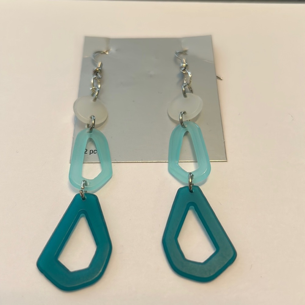 Handmade blue earrings